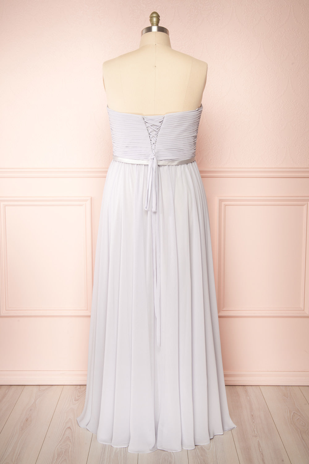 Myrcella Grey Corset Back Gown | Boudoir 1861 plus back
