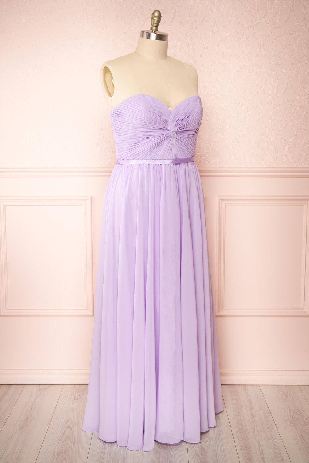 Myrcella Lilas Lilac Corset Back Gown | Boudoir 1861 plus side