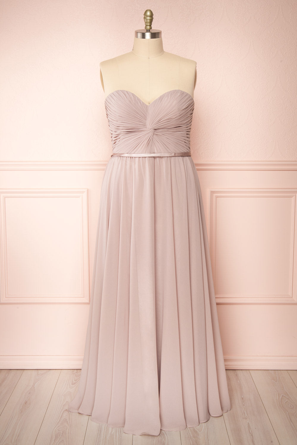 Myrcella Moon Lilac-Grey Bustier Prom Dress | Boudoir 1861 plus