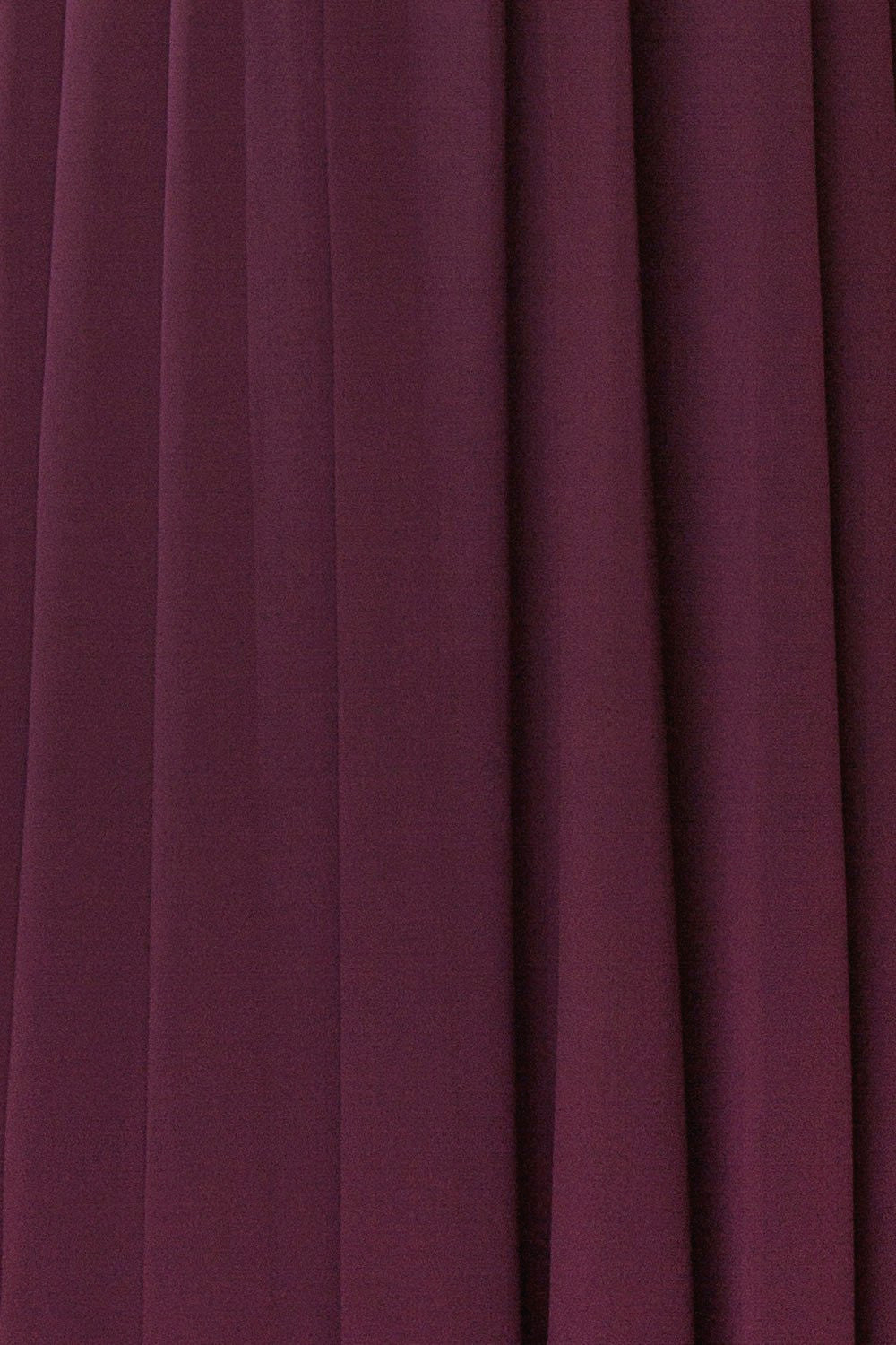 Myrcella Eggplant | Purple Chiffon Dress