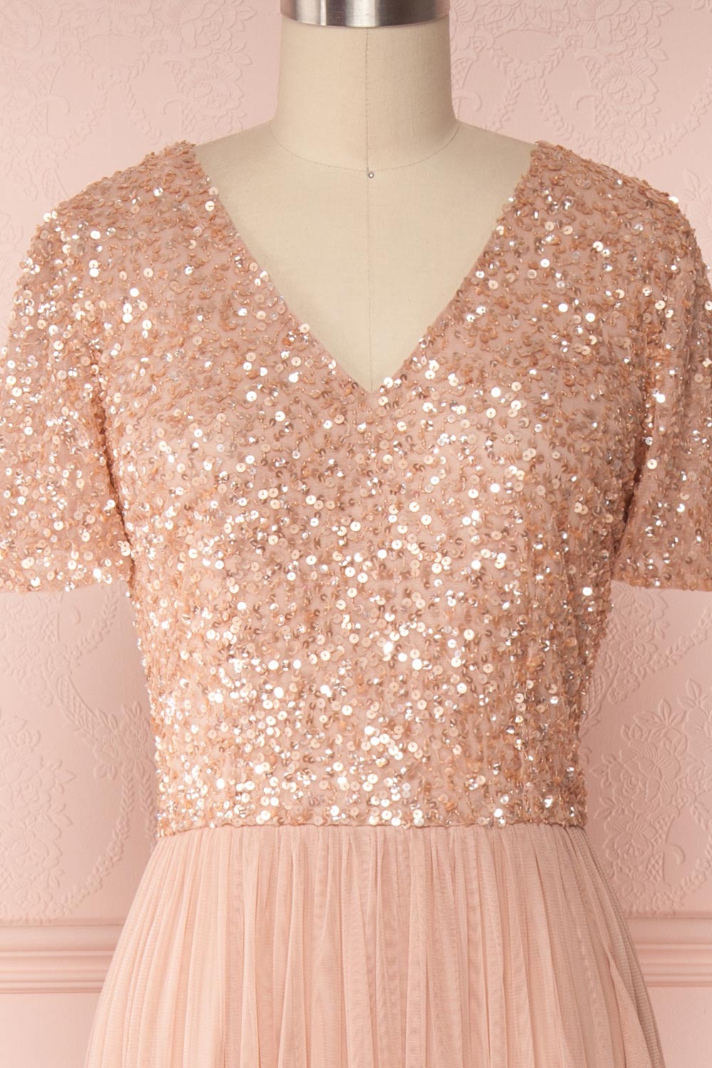 Naëlle Rose | Pink Sequined Gown