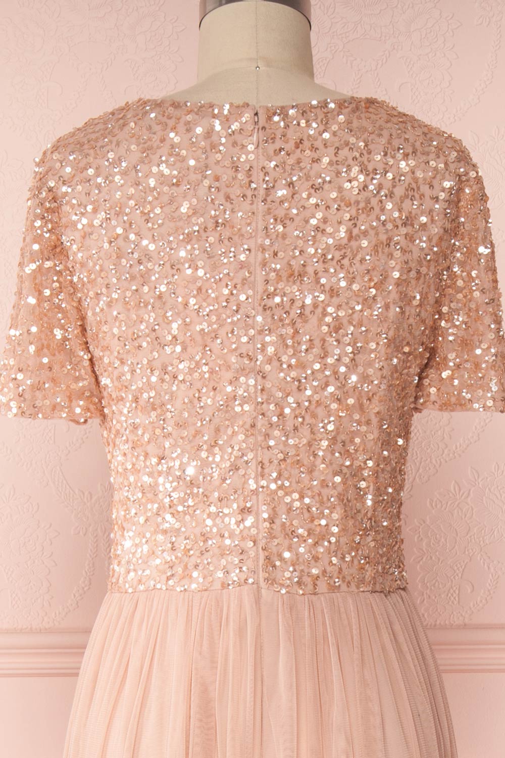Naëlle Rose | Pink Sequined Gown