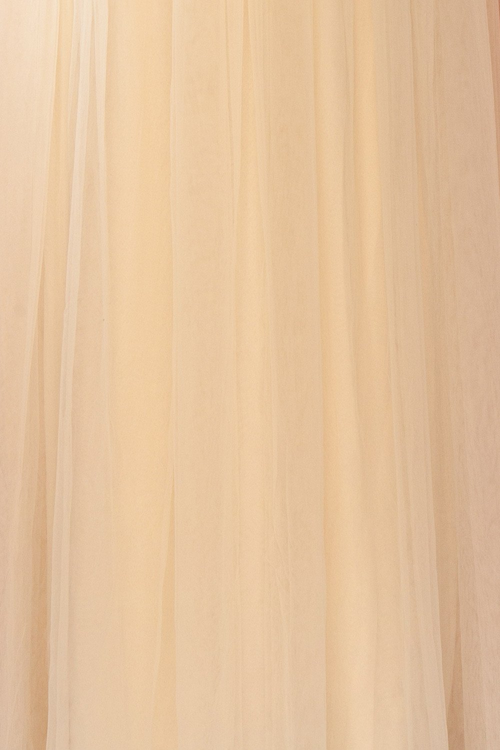 Naïla Day - Cream tulle and crochet maxi dress