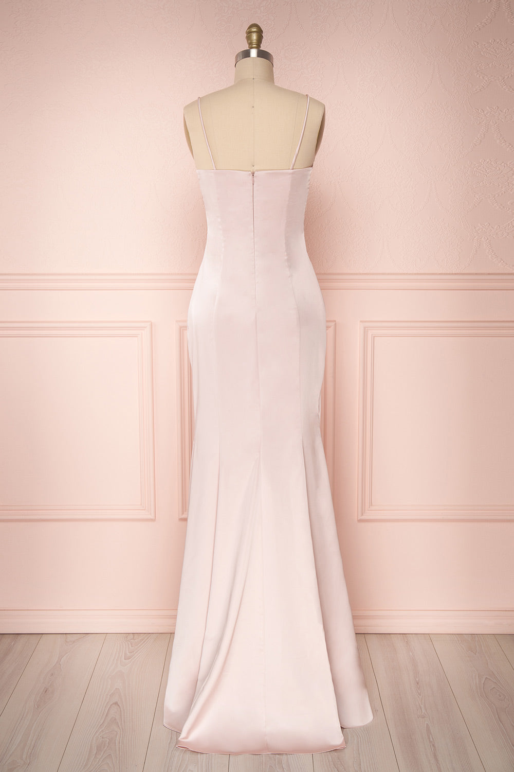 Naomie Blush | Pink Silky Dress