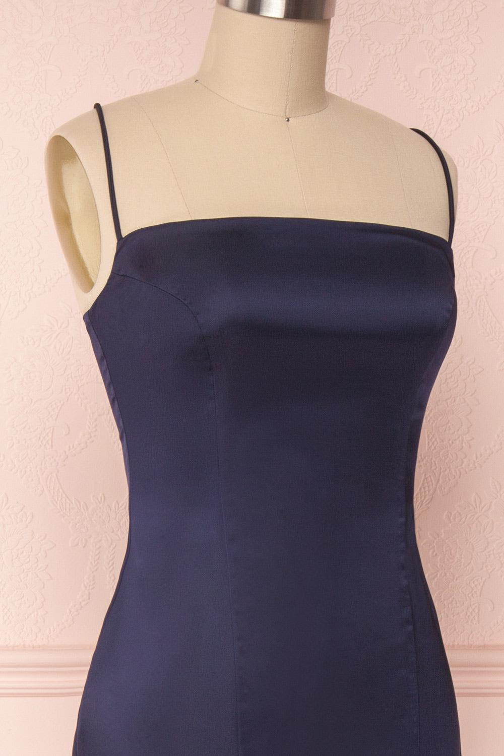 Naomie Navy | Silky Mermaid Gown