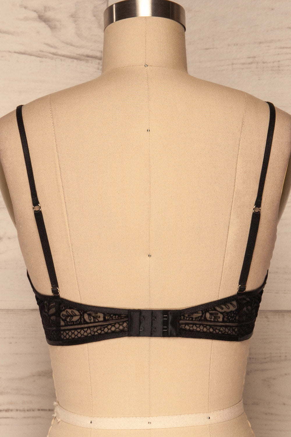 Nowelle Black Lace Bralette back close up | La Petite Garçonne Chpt. 2