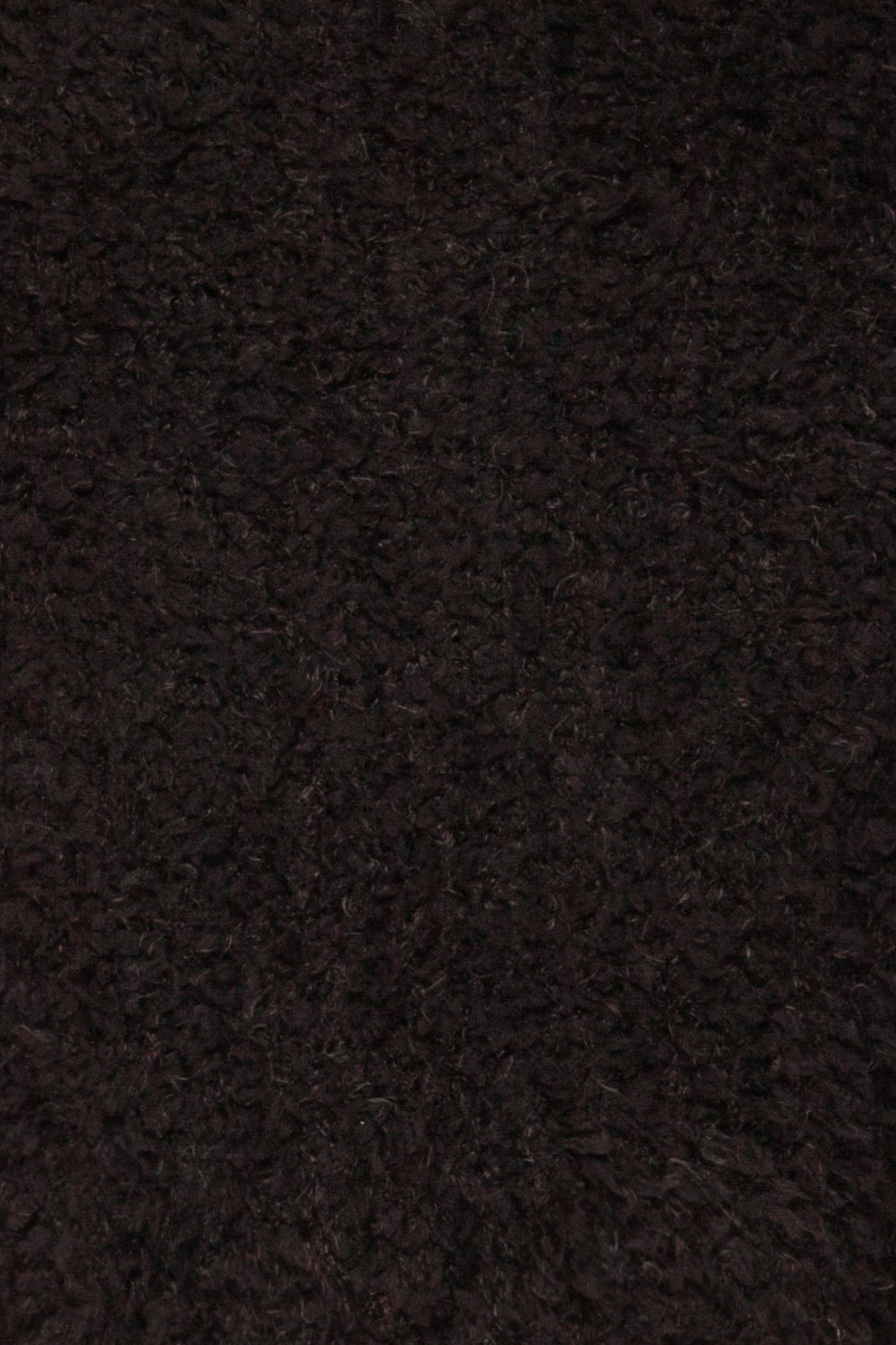 Olbia Black Fuzzy Knit Sweater | La Petite Garçonne fabric detail