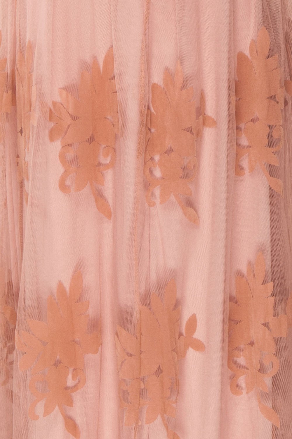 Oleye Blush | Pink Floral Tulle Dress
