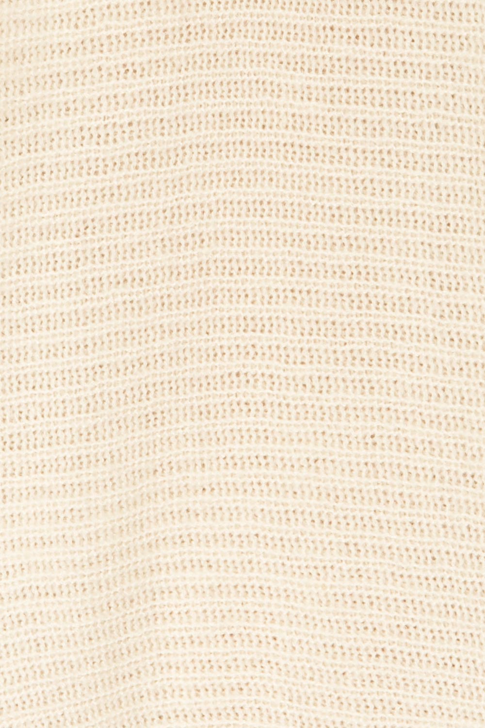Oradea White Knit Sweater | Tricot | La Petite Garçonne fabric detail