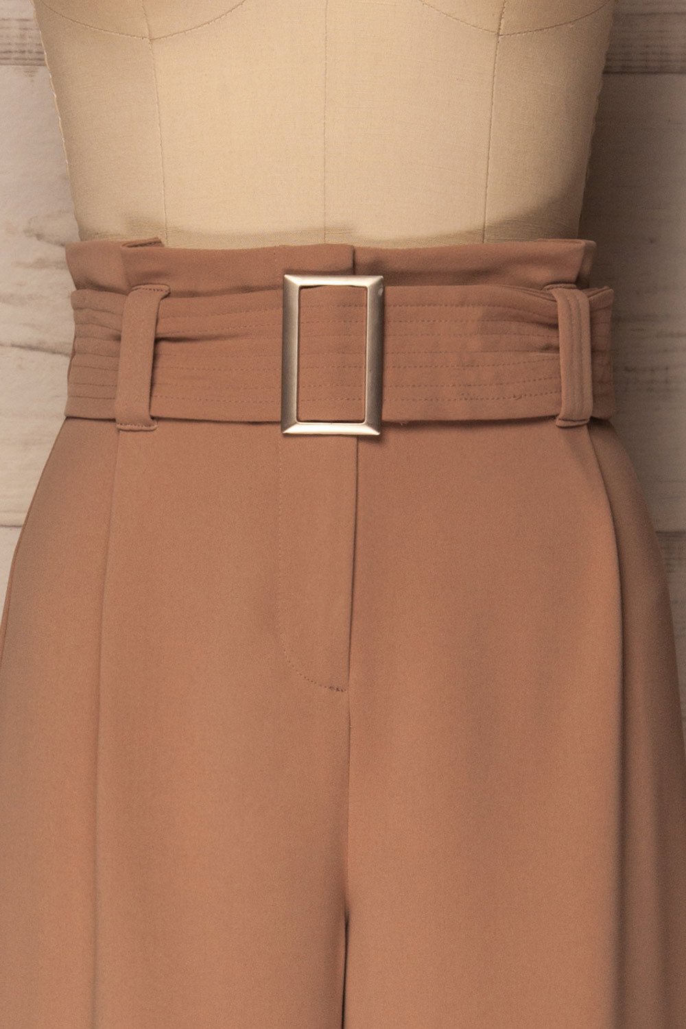 Padiglione Taupe Wide Leg Cropped Pants | La Petite Garçonne