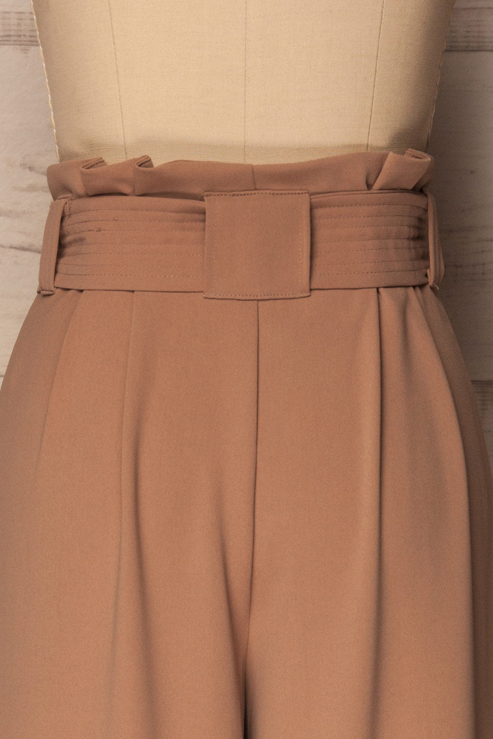 Padiglione Taupe Wide Leg Cropped Pants | La Petite Garçonne