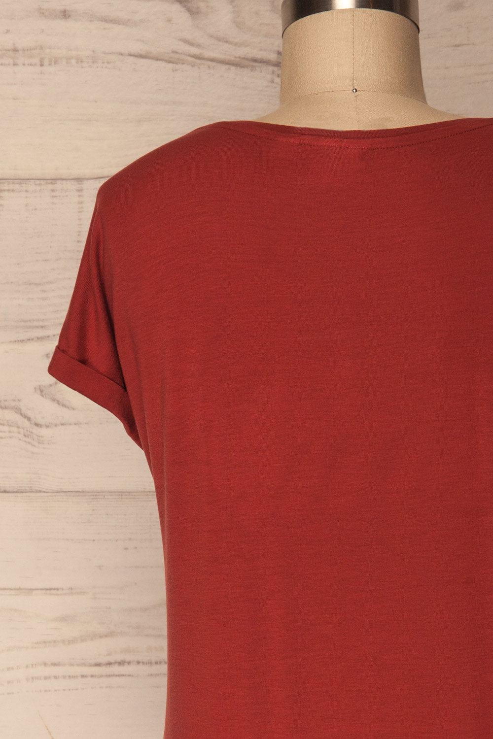 Pagan Coral Classic Loose Red T-Shirt | La Petite Garçonne 6