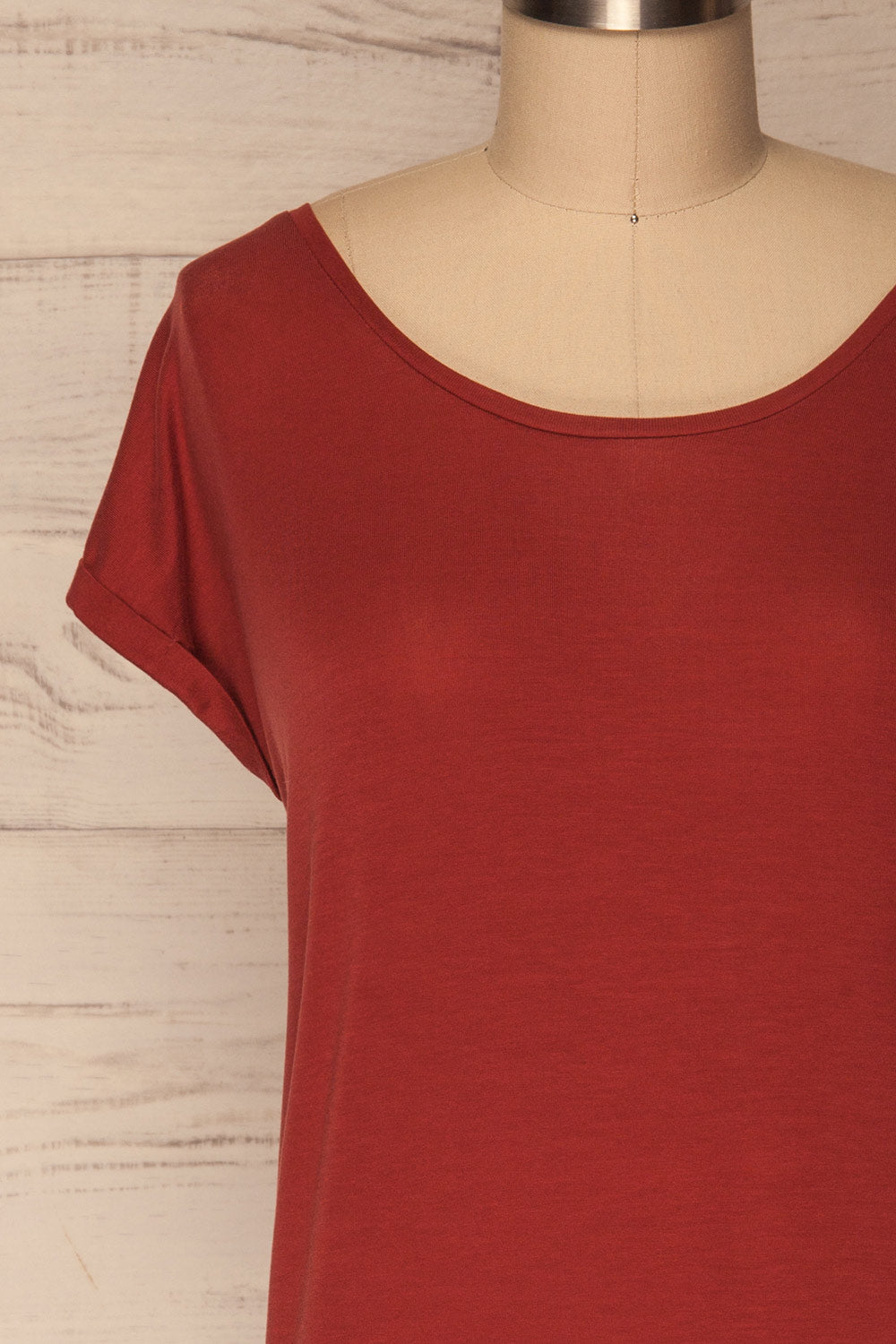 Pagan Coral Classic Loose Red T-Shirt | La Petite Garçonne 2