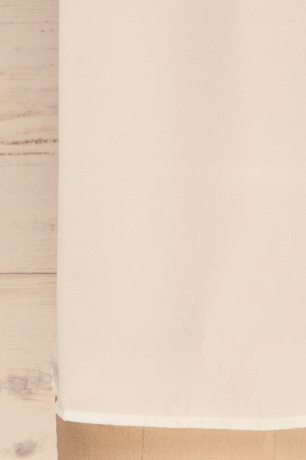 Pajara White Sleeveless Silky Top with Bow | La Petite Garçonne 7