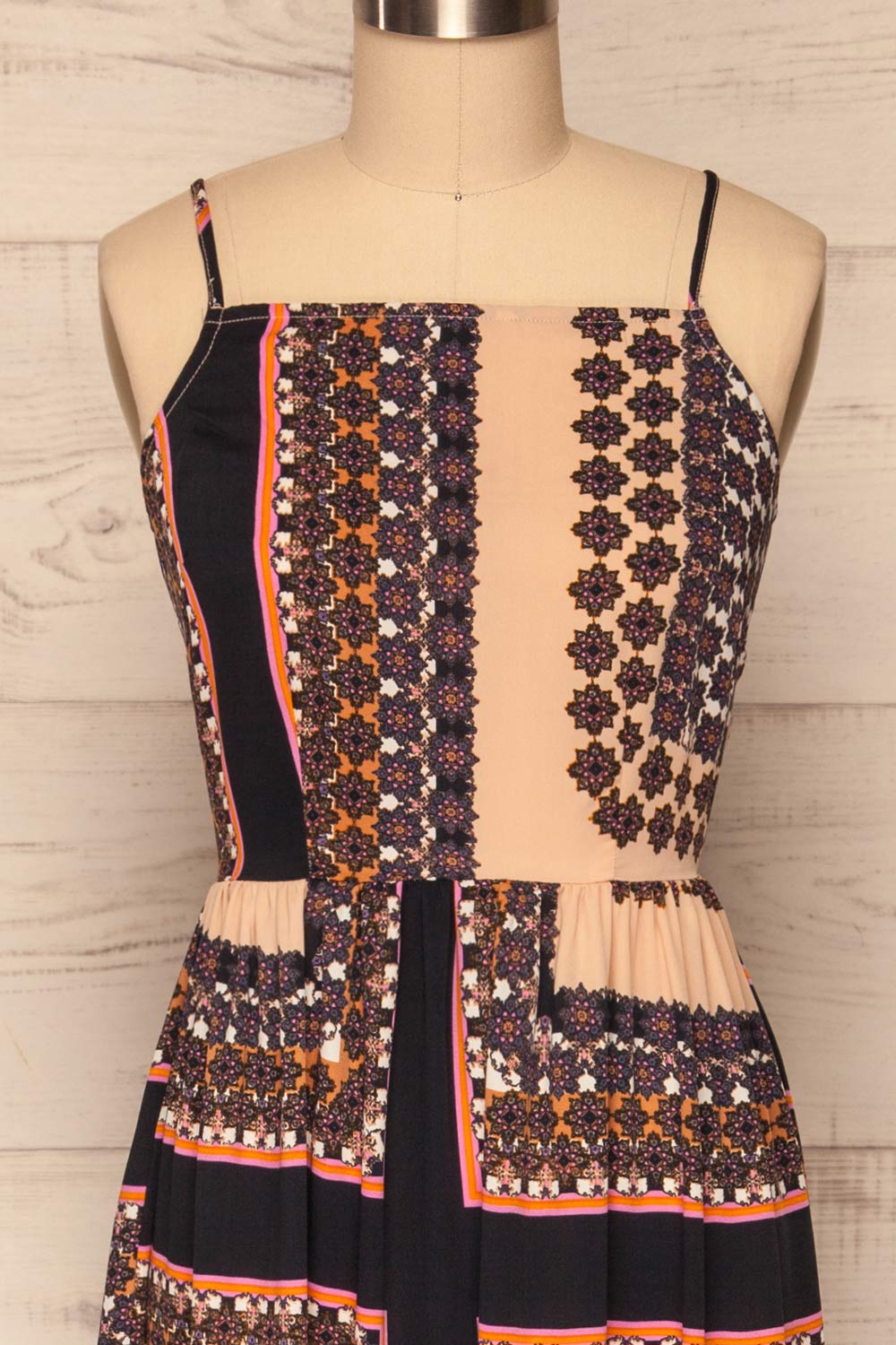 Pilica Rose Pink Paisley Midi Summer Dress | La Petite Garçonne