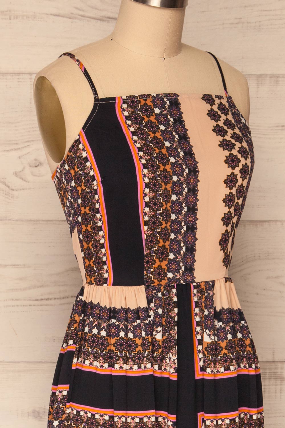 Pilica Rose Pink Paisley Midi Summer Dress | La Petite Garçonne