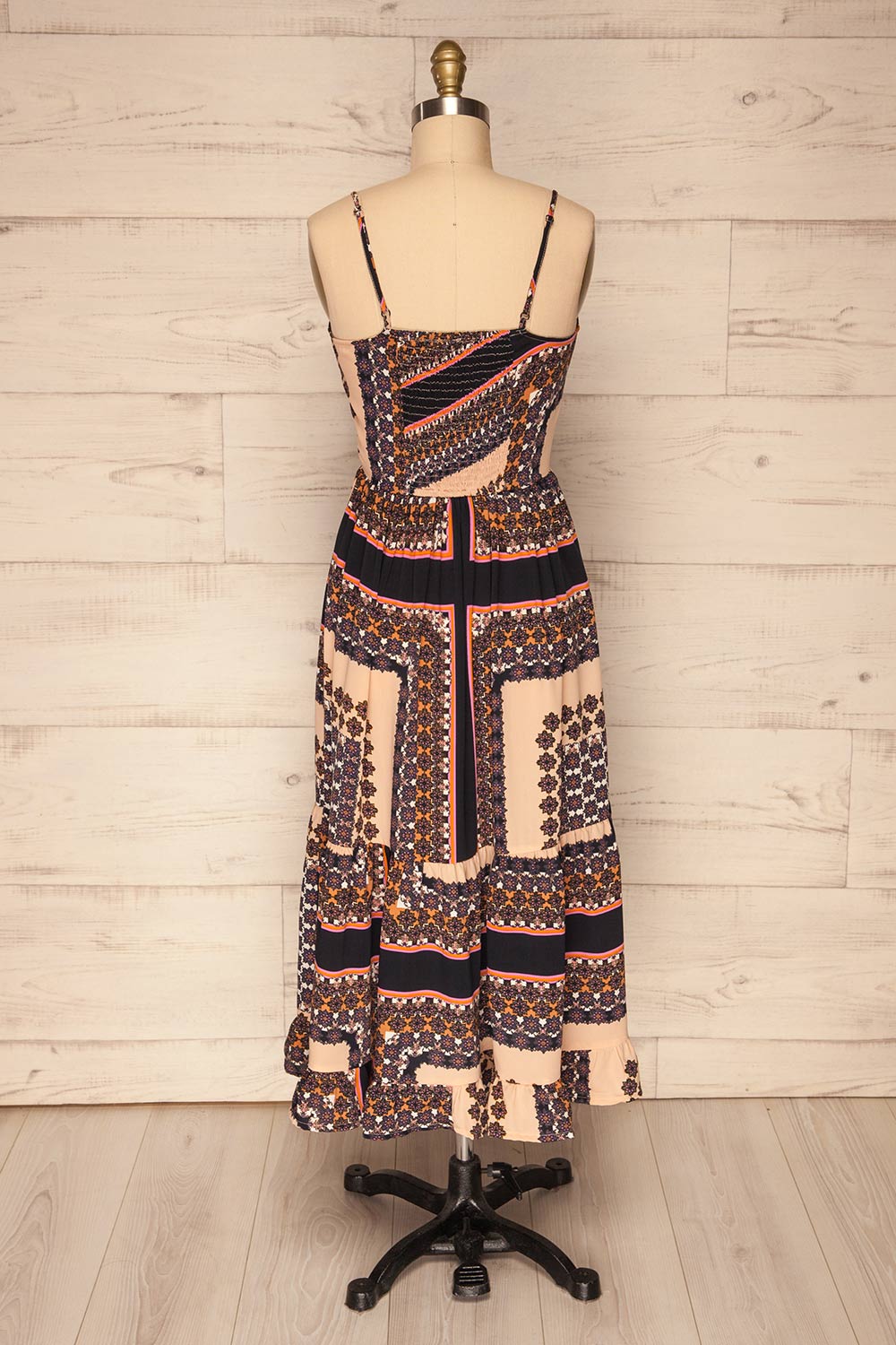 Pilica Rose Pink Paisley Midi Summer Dress | La Petite Garçonne