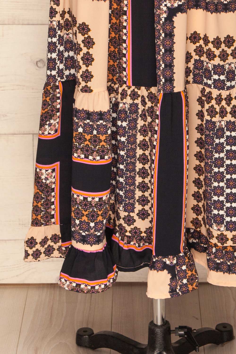 Pilica Rose Pink Paisley Midi Summer Dress | La Petite Garçonne