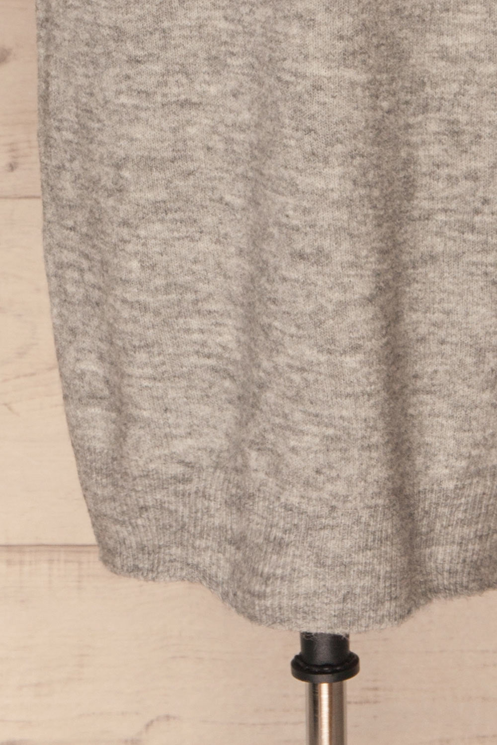 Poorto Grey Short Knitted Dress | La petite garçonne bottom