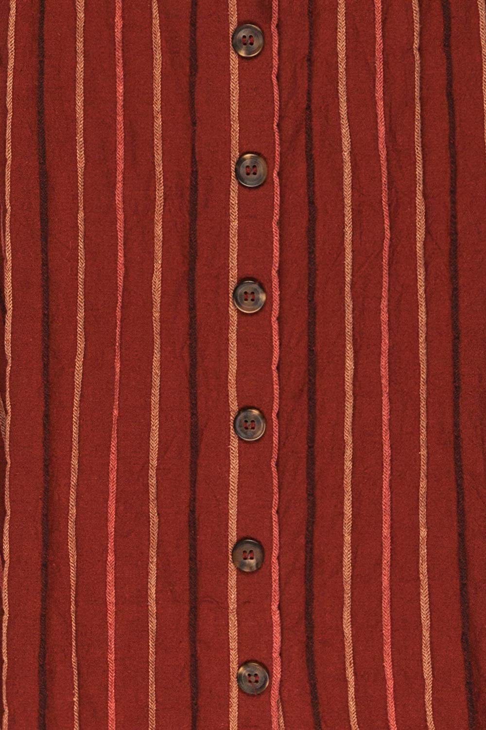 Porrima Striped Dress | Robe Mi-longue | La Petite Garçonne fabric detail