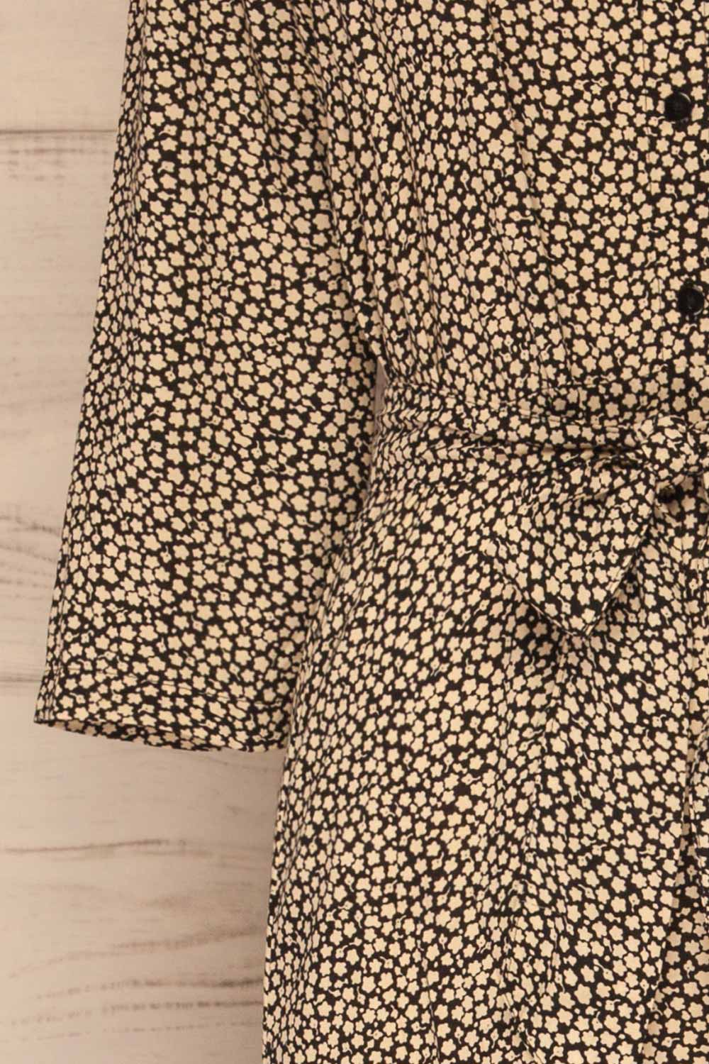 Portoviejo Black & White Maxi Dress | La petite garçonne sleeve