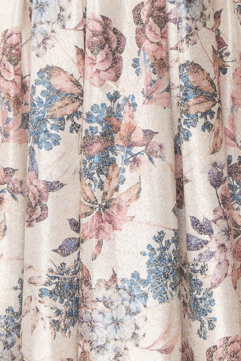 Prencelia White Floral Bustier Maxi Dress | Boudoir 1861 fabric