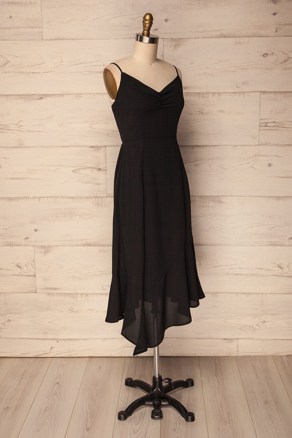 Pyla Nero | Black Asymmetrical Dress