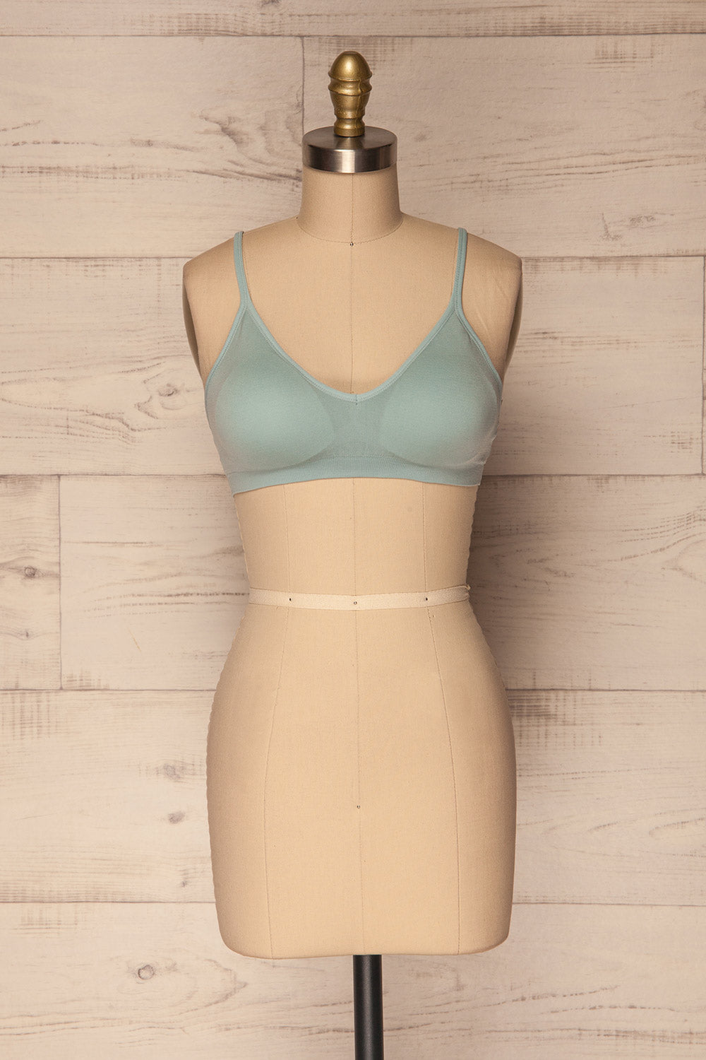 Pyzdry Bleu Blue Padded Stretchable Bralette | La Petite Garçonne