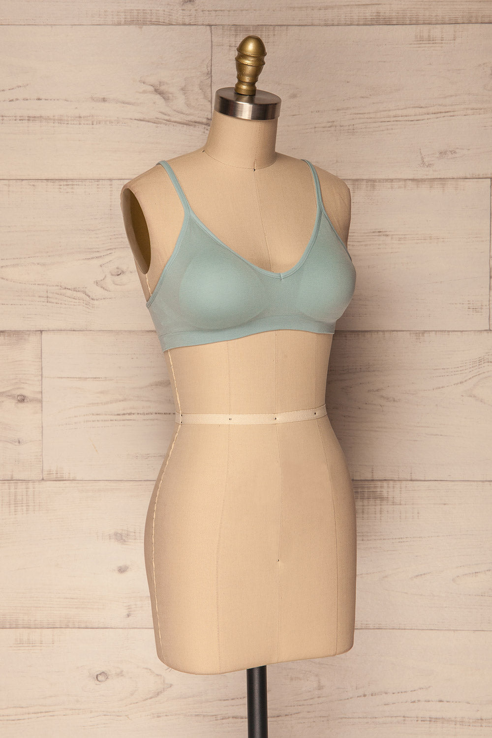 Pyzdry Bleu | Bralette Rembourrée Extensible