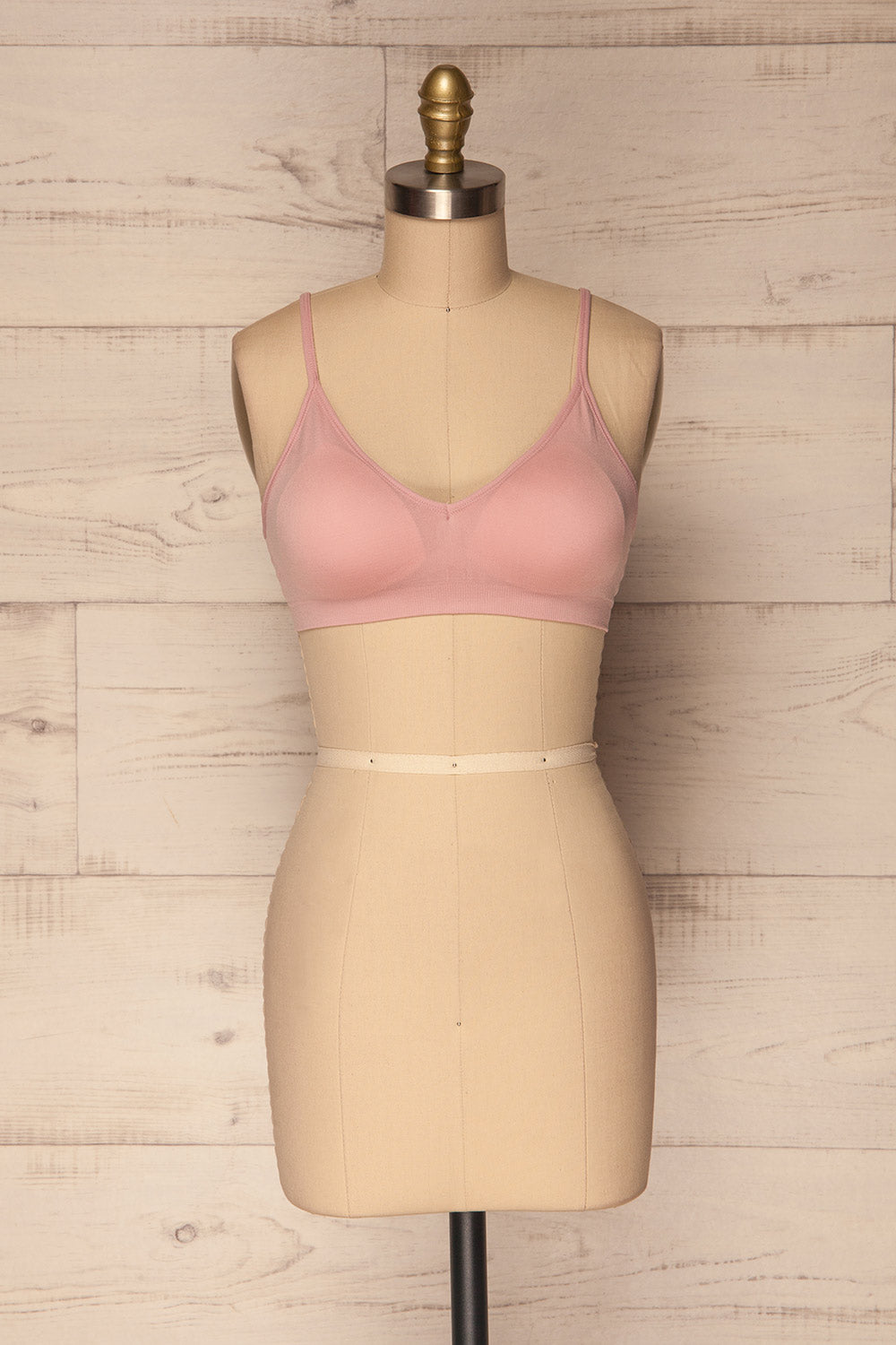 Pyzdry Rose Pink Padded Stretchable Bralette | La Petite Garçonne