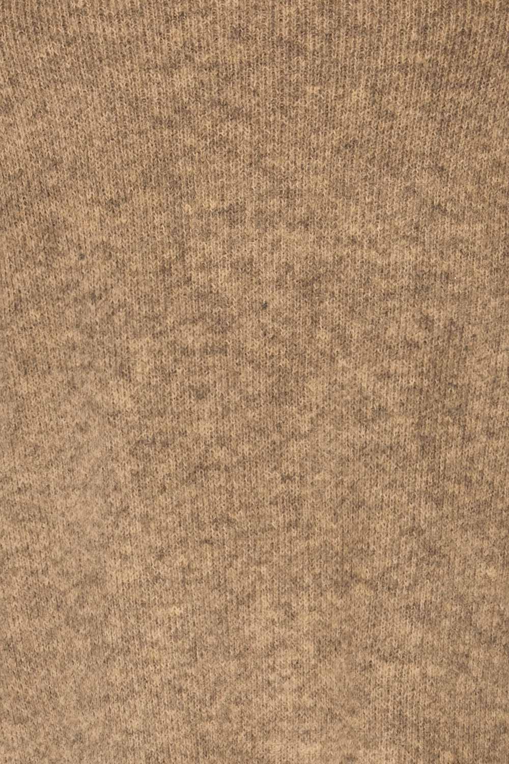 Qormi Grey Long Knitted Cardigan | La petite garçonne fabric