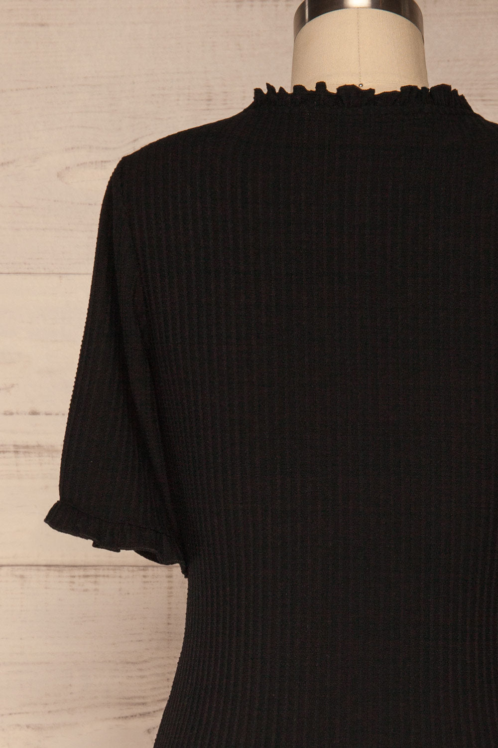 Quevedo Pepper Black Short Sleeved Bodysuit | La Petite Garçonne