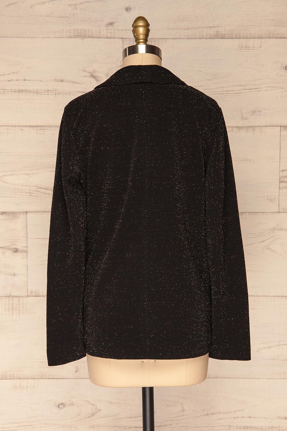 Raciborska Black Sparkly Blazer | La Petite Garçonne back view