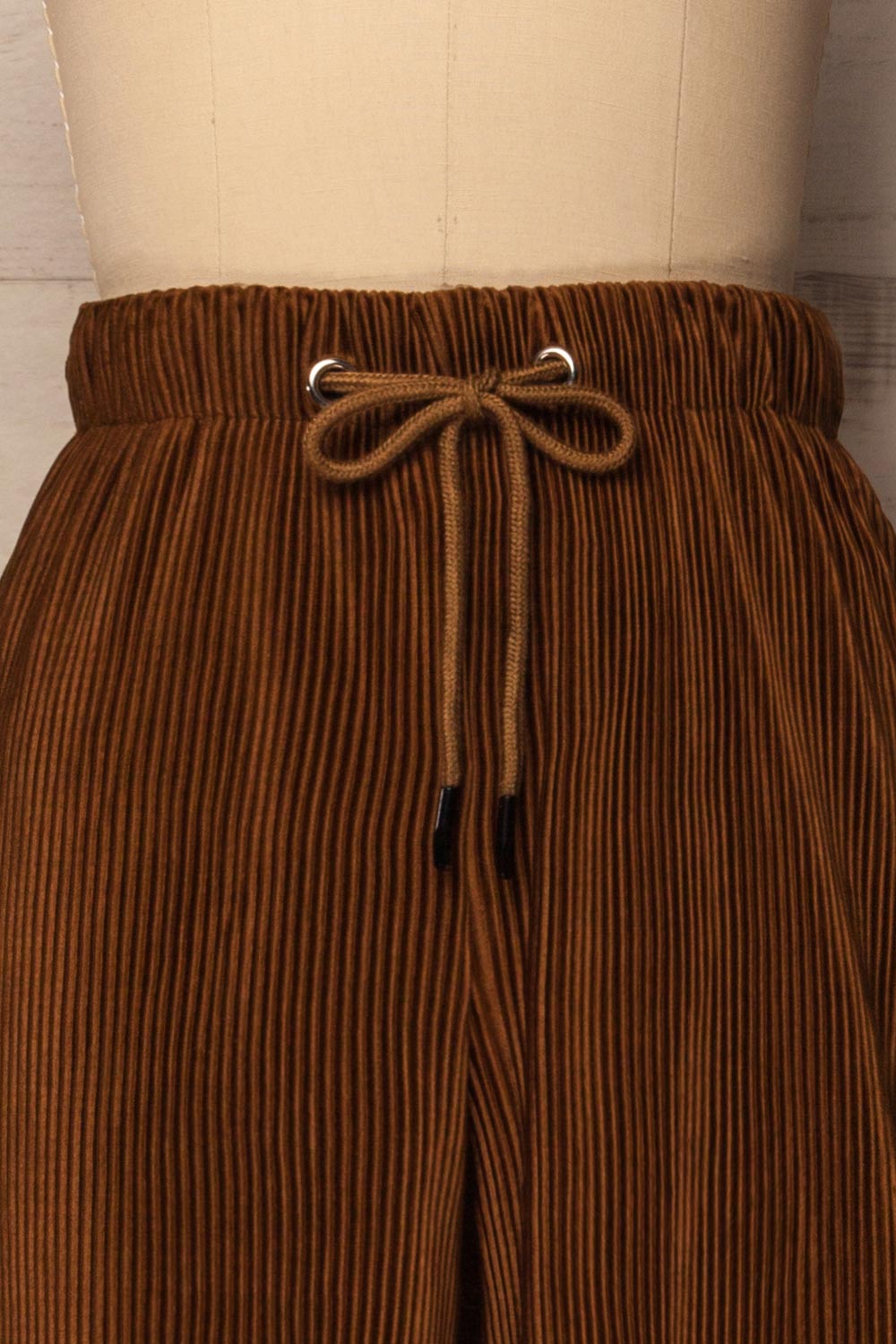 Rande Brun Brown Ribbed Velvet Wide Leg Pants | La Petite Garçonne 2