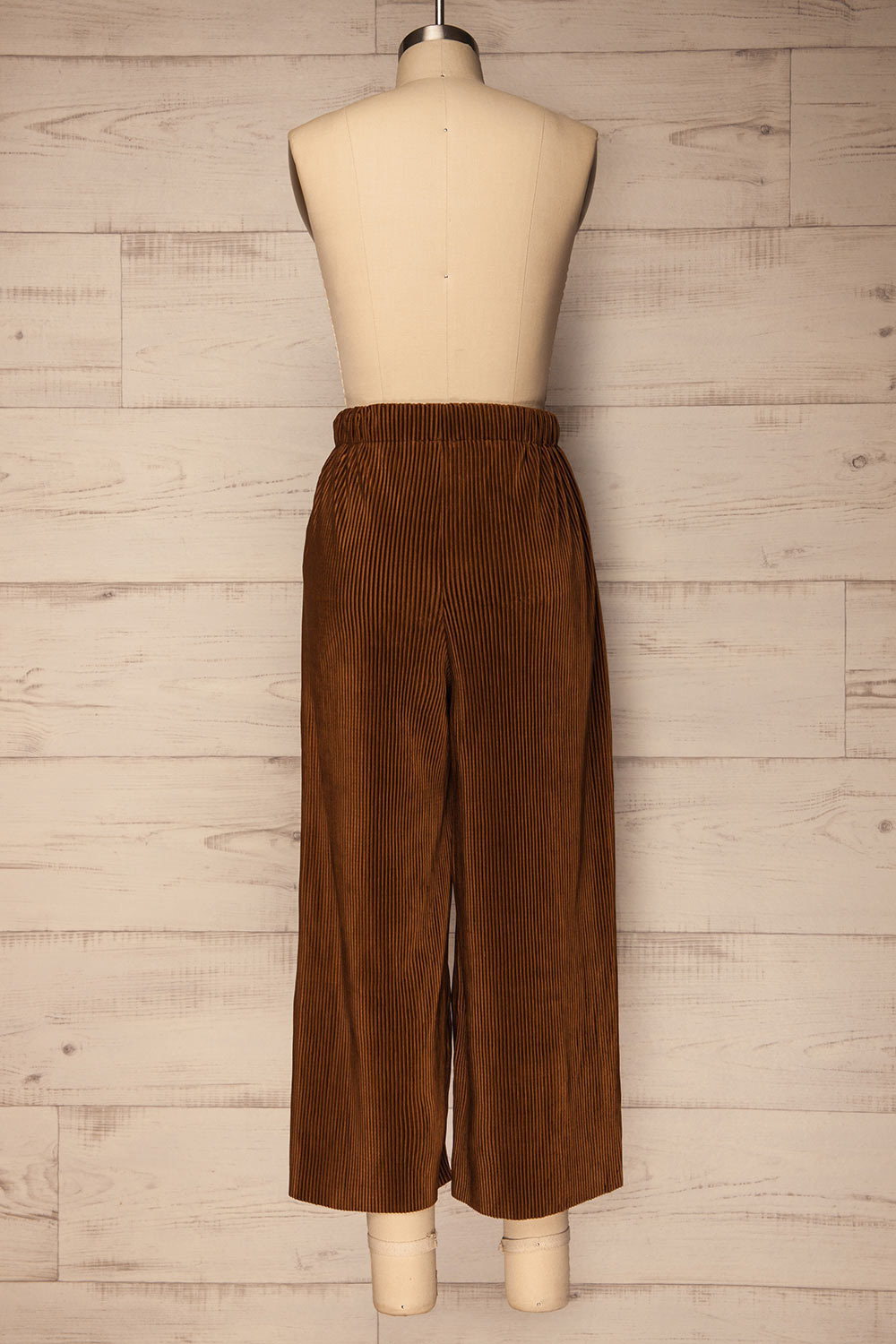 Rande Brun Brown Ribbed Velvet Wide Leg Pants | La Petite Garçonne 5