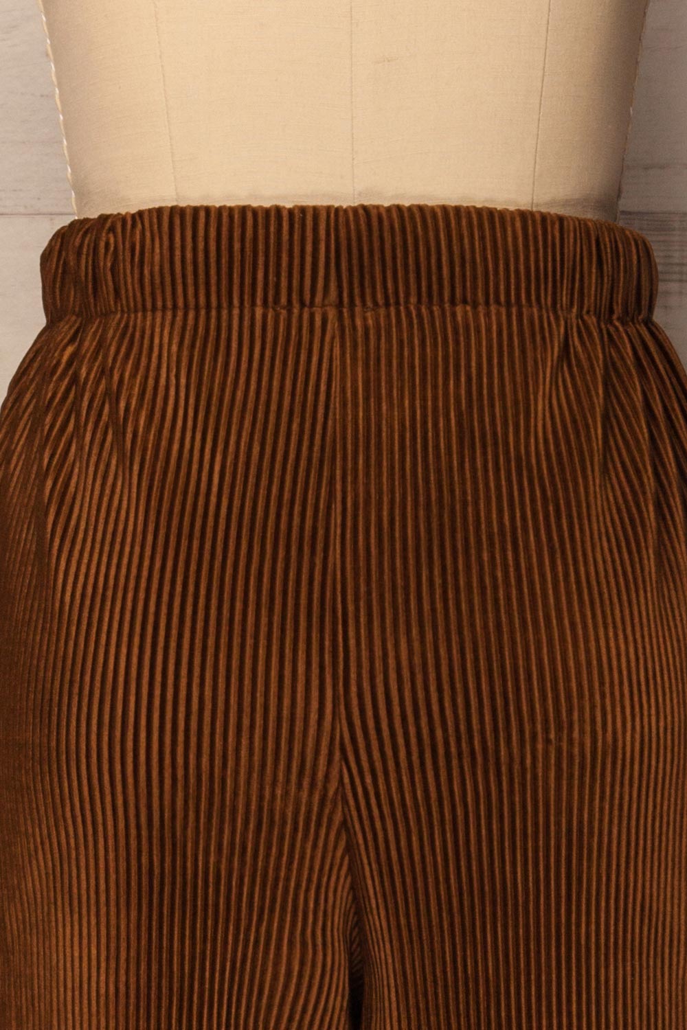 Rande Brun Brown Ribbed Velvet Wide Leg Pants | La Petite Garçonne 6