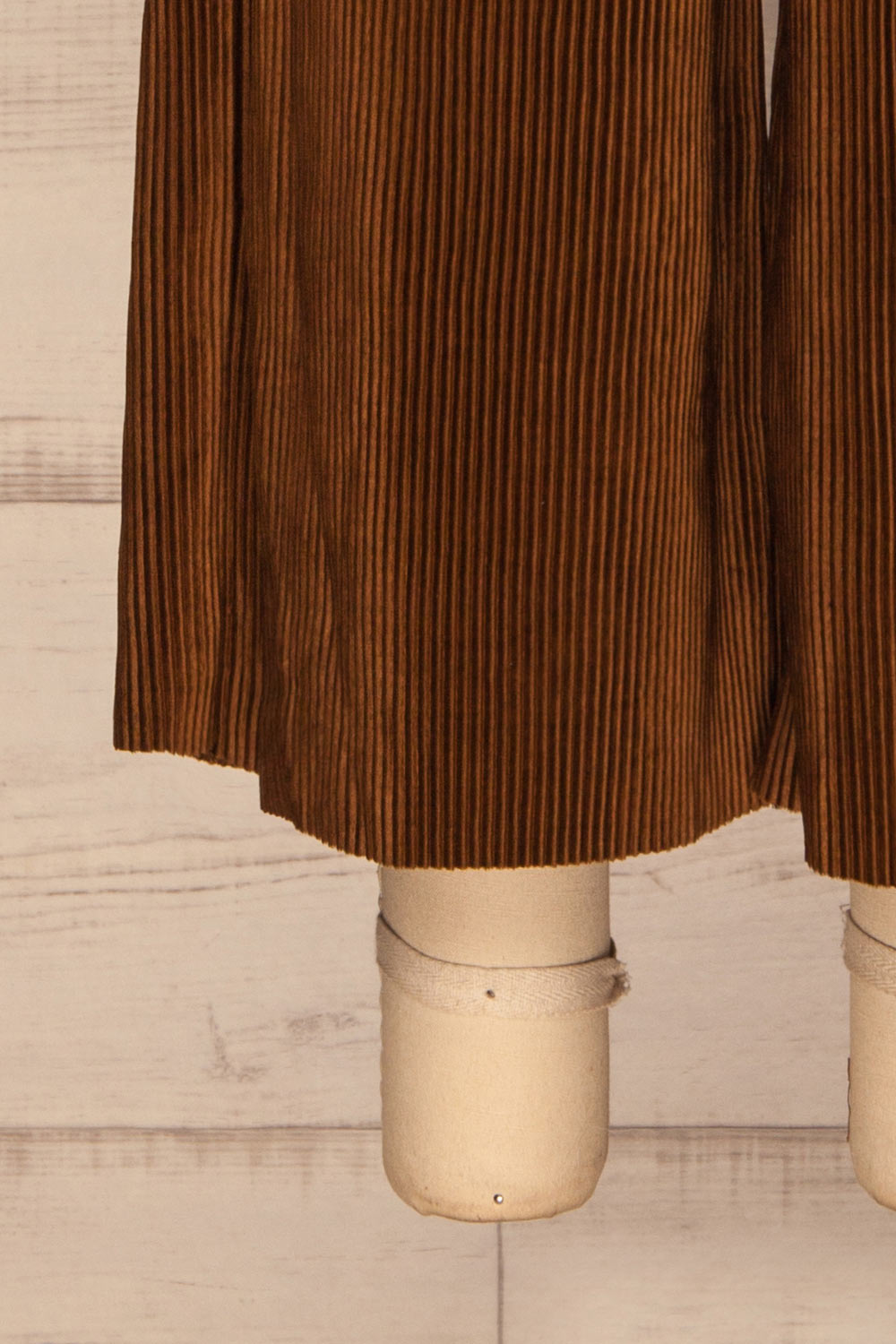 Rande Brun Brown Ribbed Velvet Wide Leg Pants | La Petite Garçonne 7