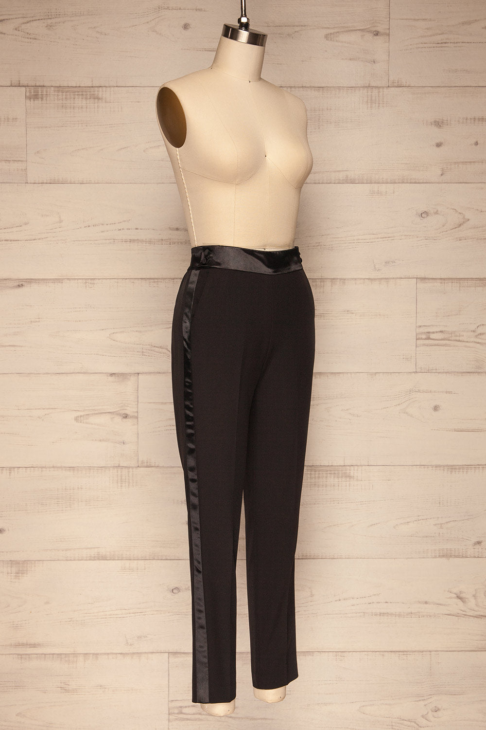 Raphim Black Trousers | Pantalon Noir | La Petite Garçonne side view