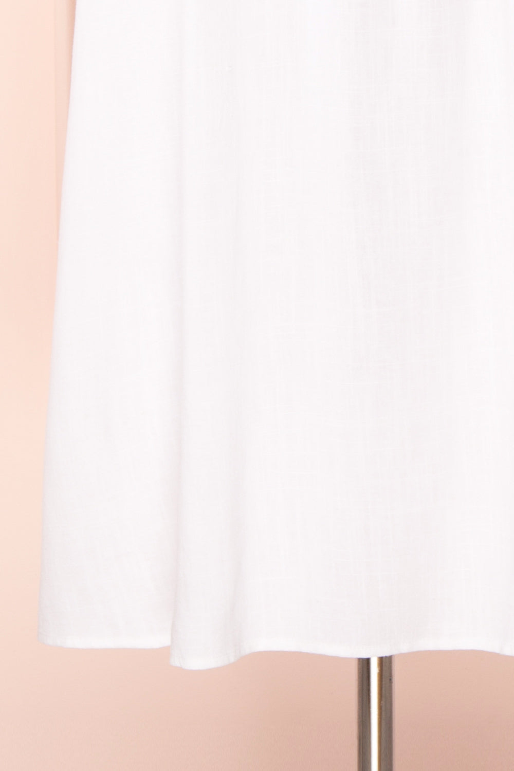 Reatha Ivory Linen Square Neck Midi Dress | Boutique 1861 bottom