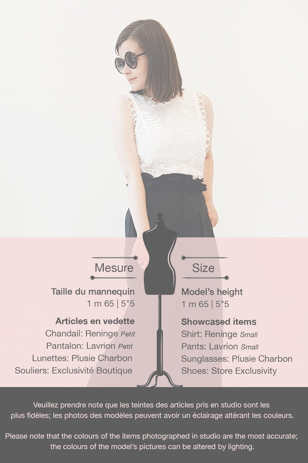 Lavrion Black Wide Leg Cropped Pants | La Petite Garçonne Chpt. 2