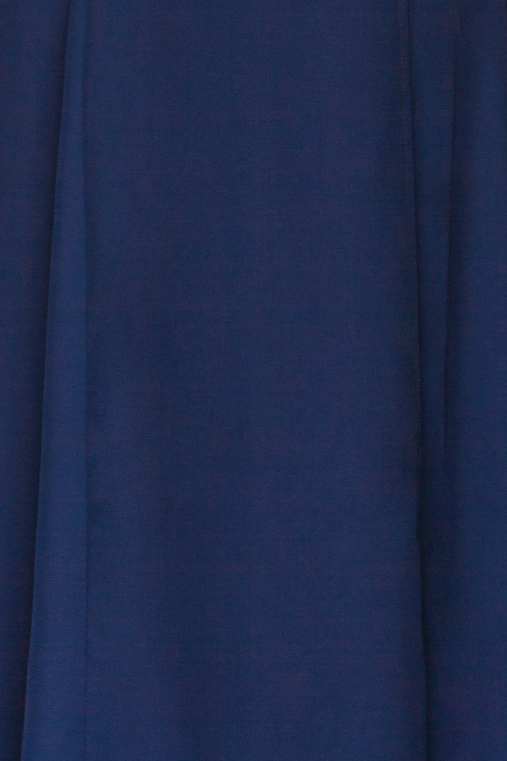Rezina Navy Blue Strapless Maxi Dress fabric | La petite garçonne