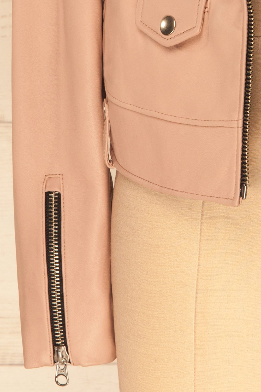 Reznos Candy Mackage Pink Moto Jacket | La Petite Garçonne Chpt. 2