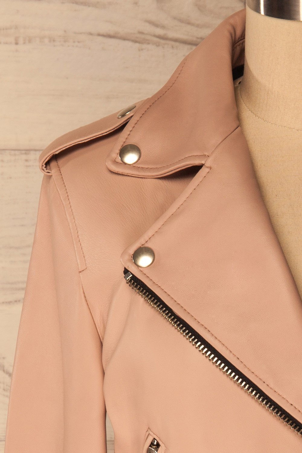 Reznos Candy Mackage Pink Moto Jacket | La Petite Garçonne Chpt. 2