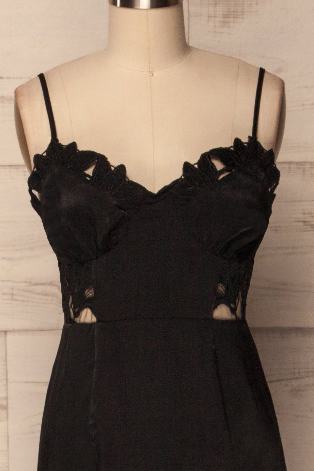 Riachos | Black Silky Dress