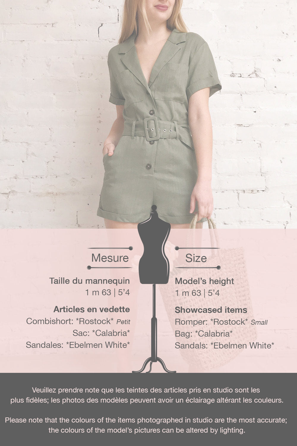Rostock Khaki Green Short Sleeve Romper | La petite garçonne template