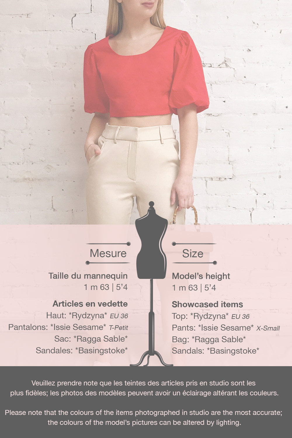 Rydzyna Red Short-Sleeved Crop Top | La petite garçonne template