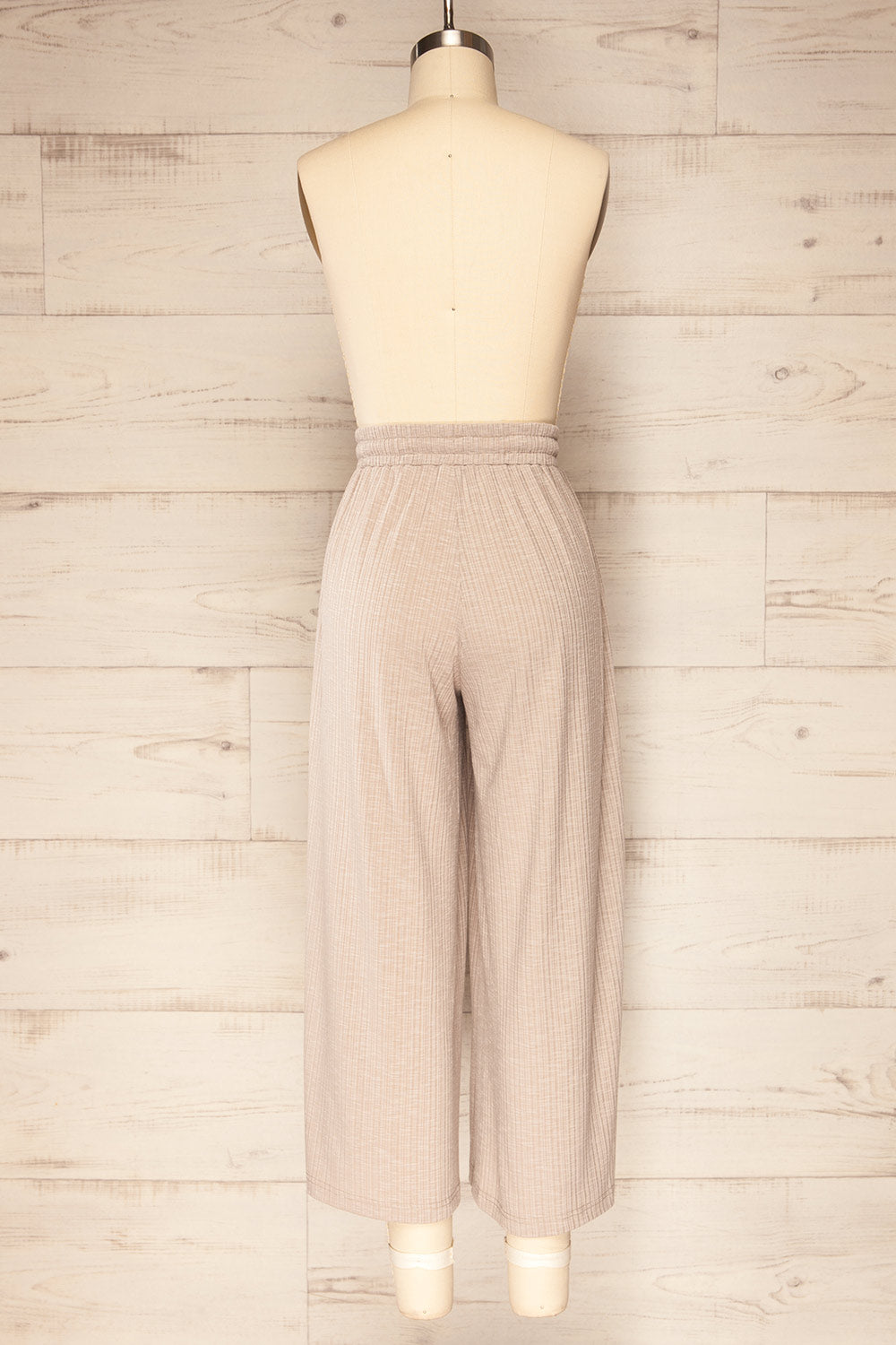 Set Kozieglowy Grey 3-Pieces Lounge Set | La petite garçonne pants back view