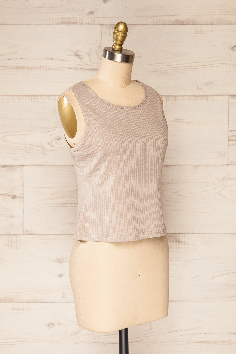 Set Kozieglowy Grey 3-Pieces Lounge Set | La petite garçonne top side view