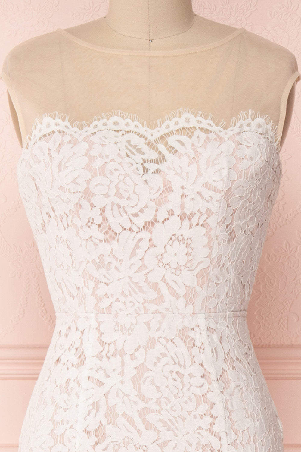 Sahara | Robe de Dentelle Blanche