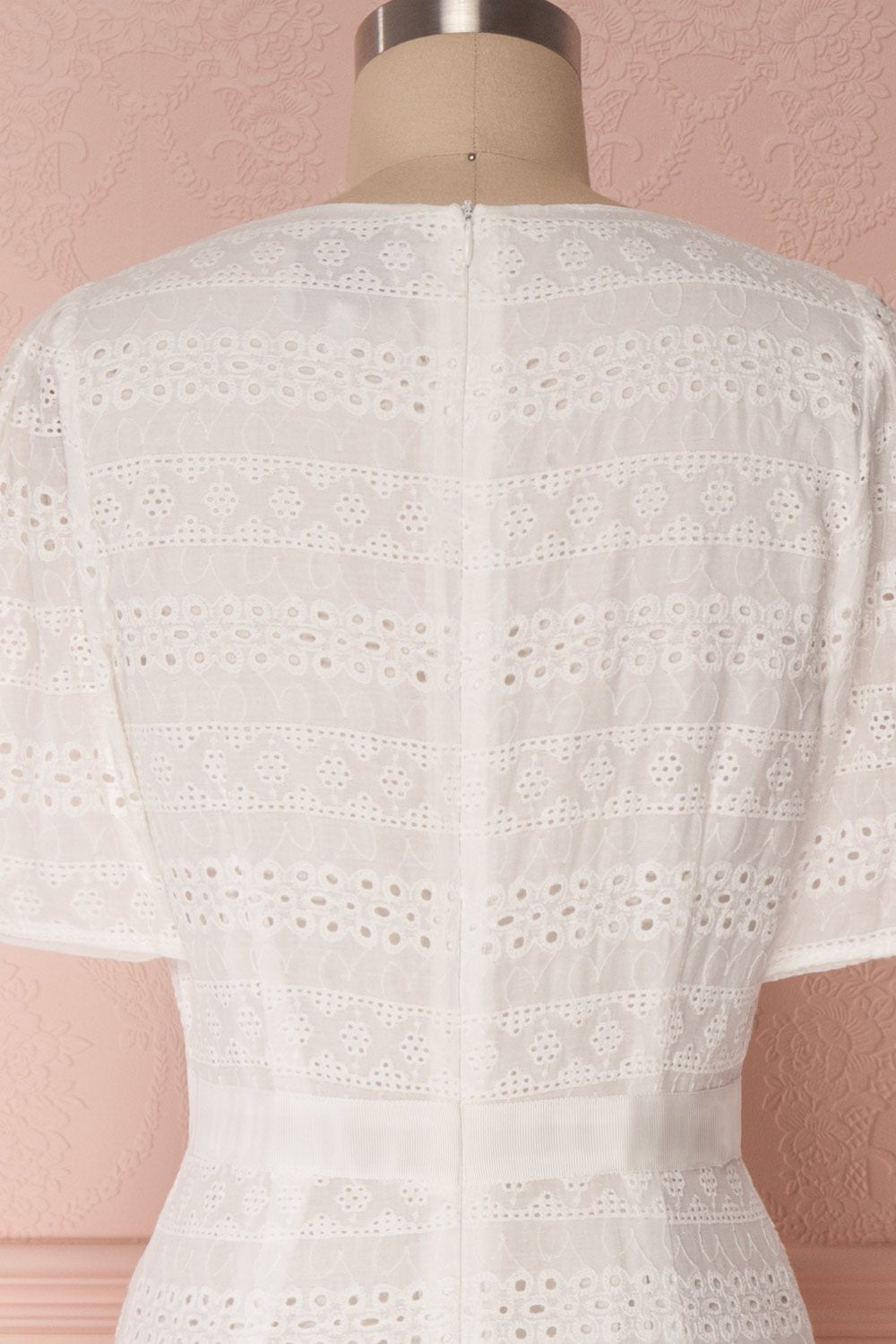 Sanisha | White Openwork Dress